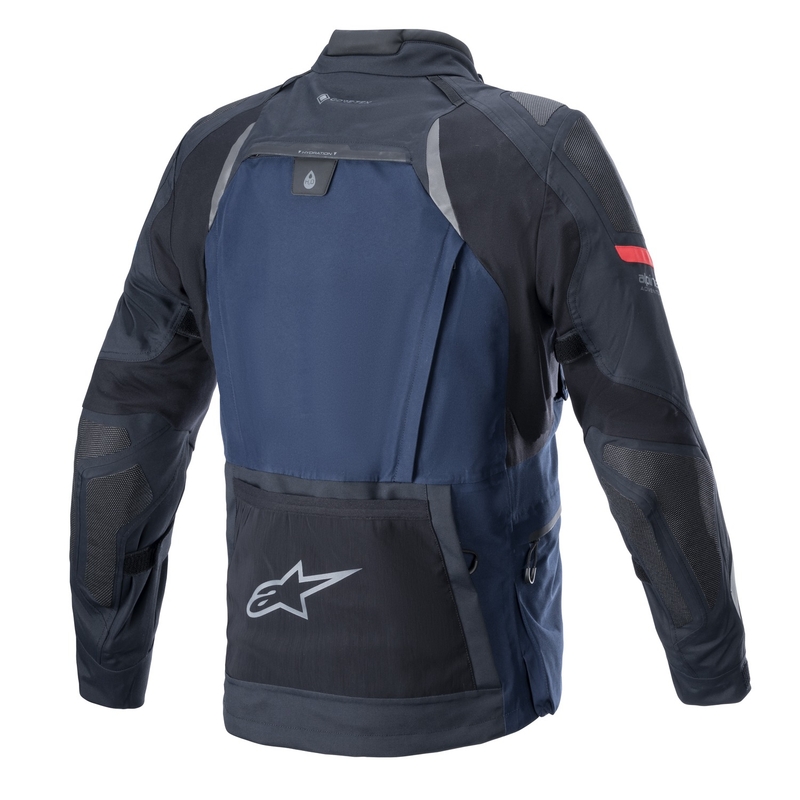 Alpinestars Boulder Gore-Tex tumši zili melna motocikla jaka