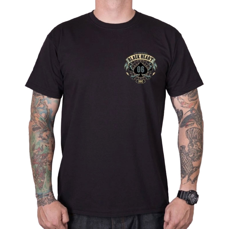 T-krekls Black Heart Bandana Boy black