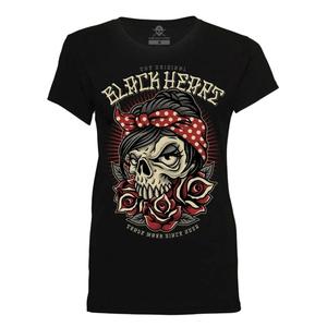 Sieviešu T-krekls Black Heart Allen melns