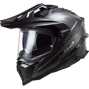 Enduro ķivere LS2 MX701 Explorer Carbon Gloss Black