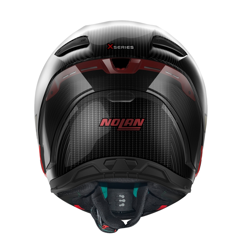 Nolan X-804 RS Ultra Carbon Iridium Edition Black-Red Integrālā motociklu ķivere