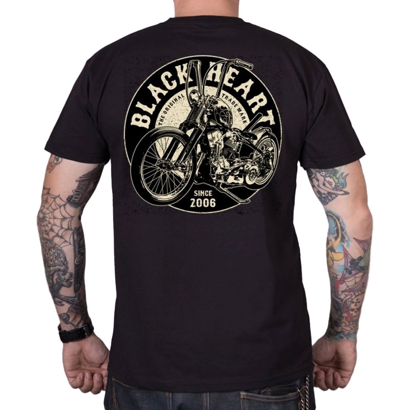 T-krekls Black Heart Chopper King black