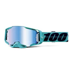 Motokrosa brilles 100% ARMEGA Estrel blue plexi