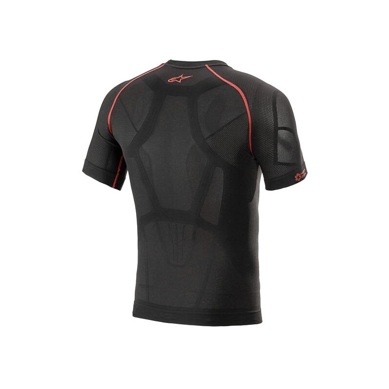 Alpinestars Ride Tech vasaras termo krekls ar īsām piedurknēm melns un sarkans