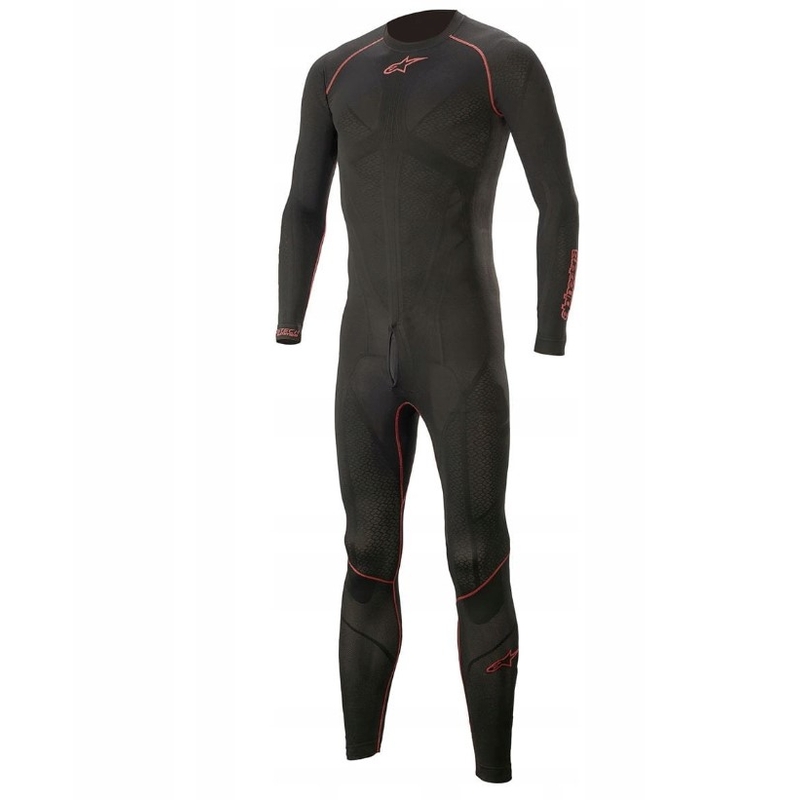 Alpinestars Ride Tech Lite 1 PC melns un sarkans termo tērps