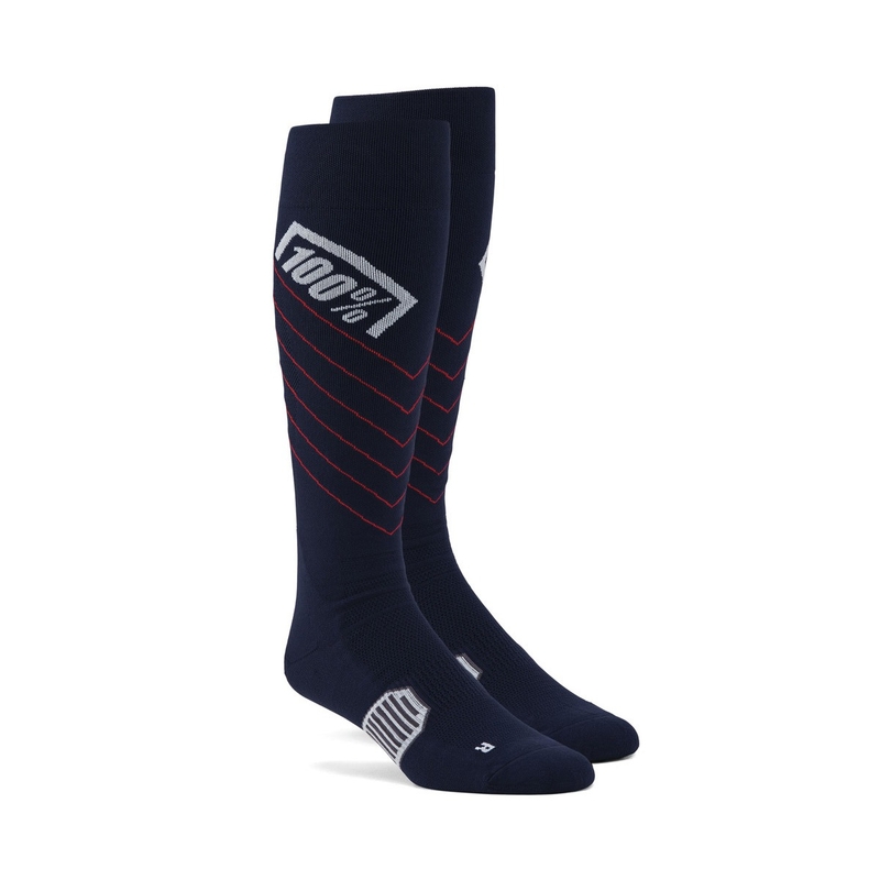 Zeķes 100% - ASV HI Side MX zilas
