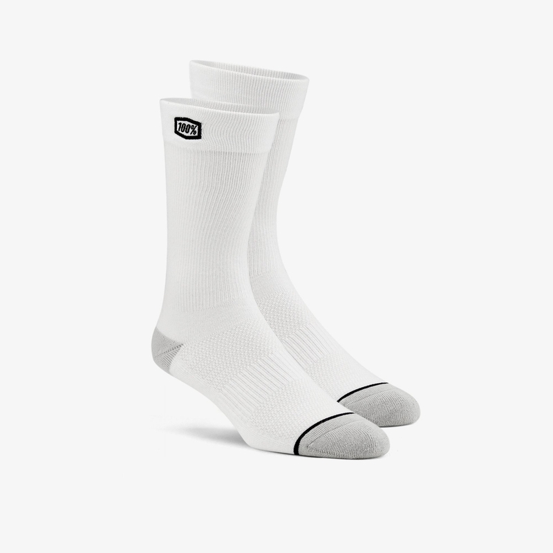 Zeķes 100%-USA Solid White