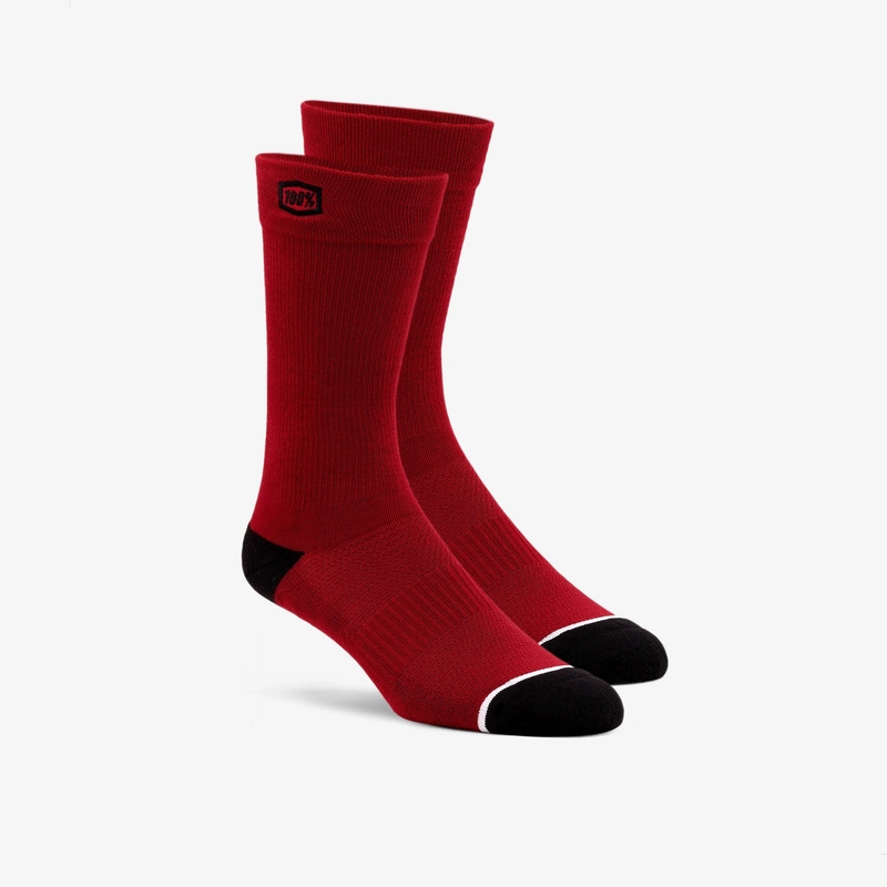 Zeķes 100%-USA Solid Red