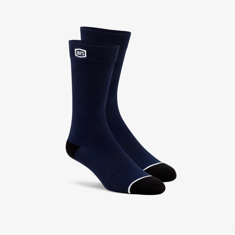 Zeķes 100%-USA Solid Blue