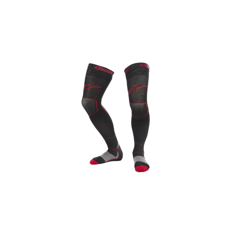 Alpinestars MX melnas un sarkanas zeķes ar lencēm