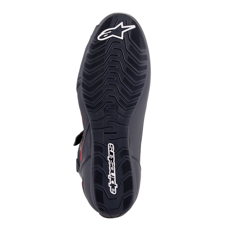 Alpinestars Faster-3 Rideknit Black-Dark Grey-Red Motociklu zābaki