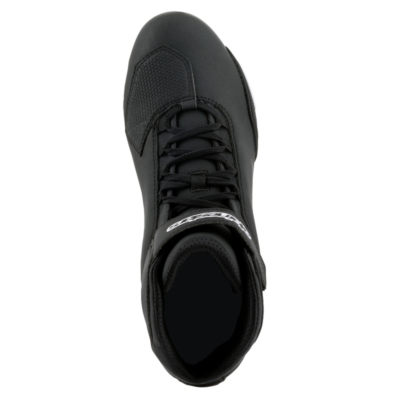 Alpinestars Sector Black-White-Fluo Red motociklu zābaki