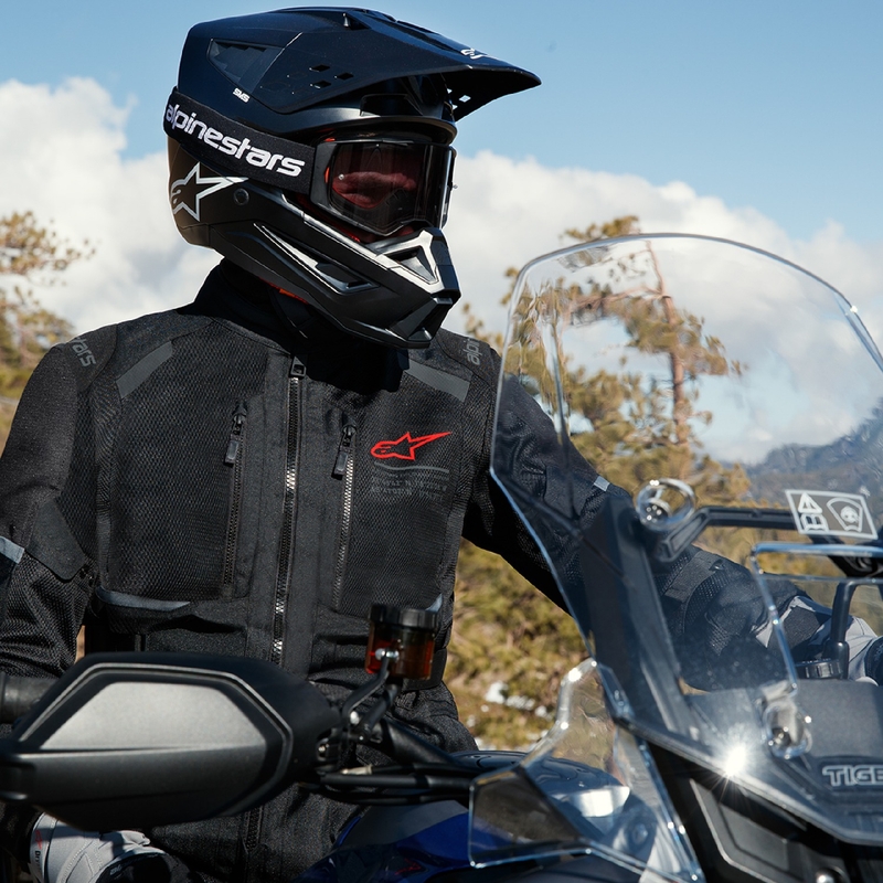 Alpinestars Andes Drystar 2 Black motocikla jaka
