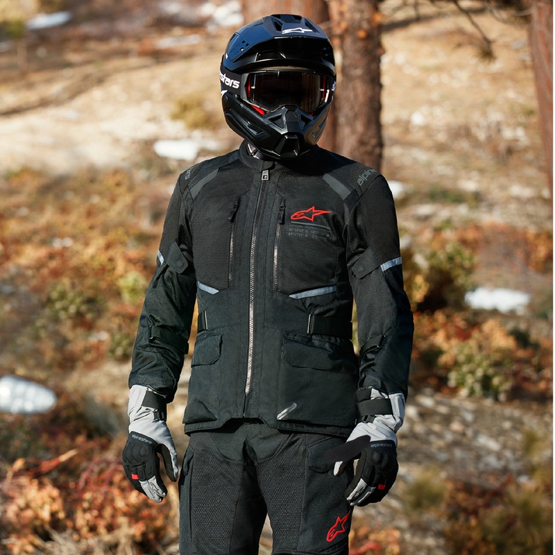 Alpinestars Andes Drystar 2 Black motocikla jaka