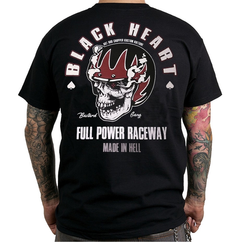 Pánské triko Black Heart Full Power výprodej