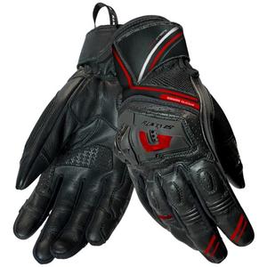 Motocikla cimdi Seventy Degrees SD-N30 Mugello melns un sarkans