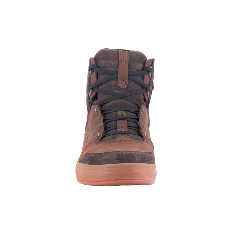 Alpinestars Chrome Crafted Drystar Brown gumijas motociklu zābaki