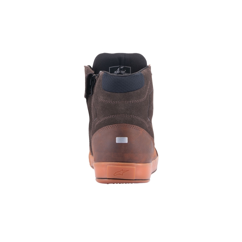 Alpinestars Chrome Crafted Drystar Brown gumijas motociklu zābaki