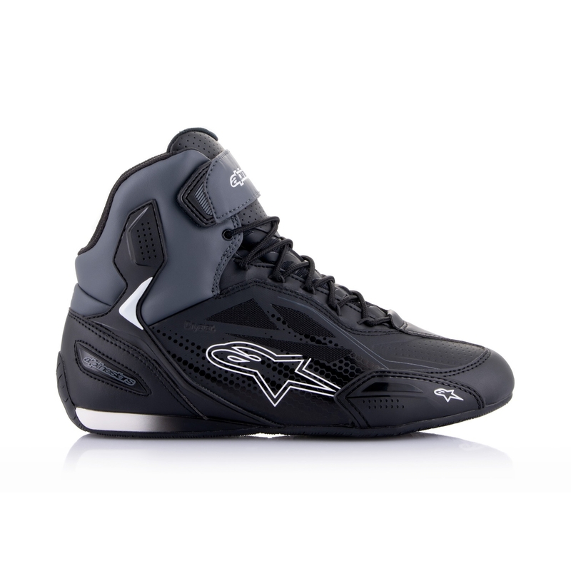 Alpinestars Faster-3 Drystar Black-Dark Grey Motociklu zābaki