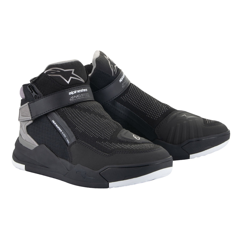 Alpinestars Speedflight Street melni un pelēki motocikla zābaki