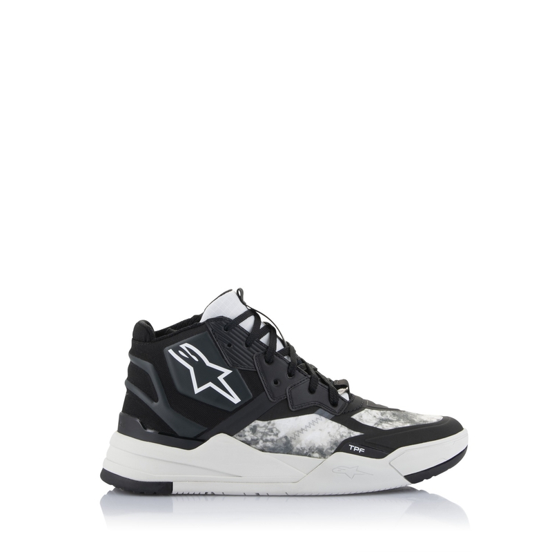 Alpinestars Speedflight melni-pelēki-balti motocikla zābaki