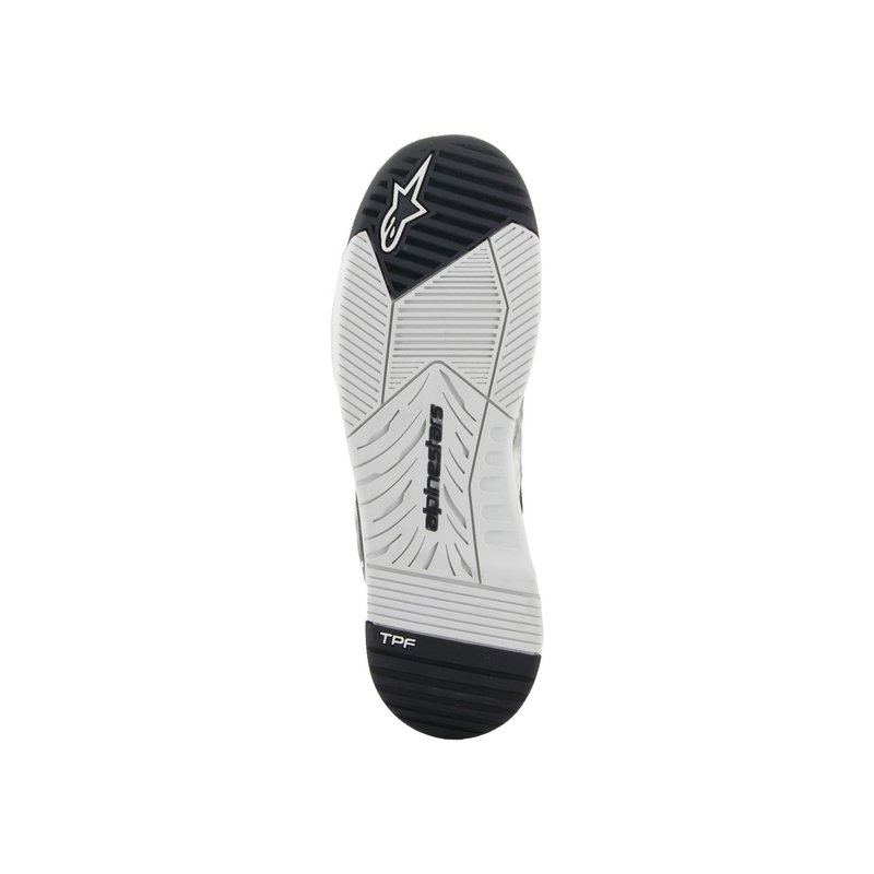 Alpinestars Speedflight melni-pelēki-balti motocikla zābaki