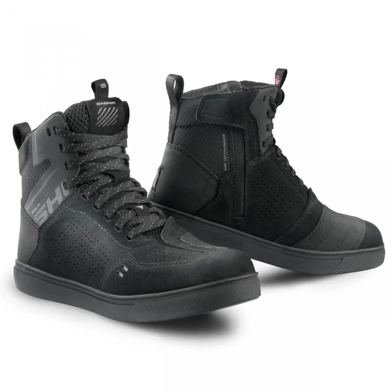 Sieviešu Shima Rebel 2.0 Vent Black Motociklu zābaki