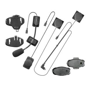 Rezerves HD audiokit interphone ar plakano mikrofonu TOUR, ACTIVE, CONNECT ierīcēm