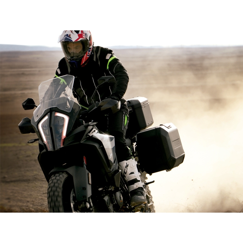 Alumīnija augšējais apvalks motociklam SHAD Terra TR48 BLACK EDITION - II. kvalitāte
