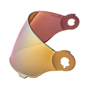 Cassida Plexi šķiedras ķiverēm spogulis zelta krāsā