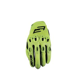 Motocikla cimdi FIVE Stunt Evo2 fluo yellow
