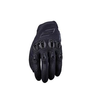 Moto cimdi FIVE Stunt Evo2 Airflow melni