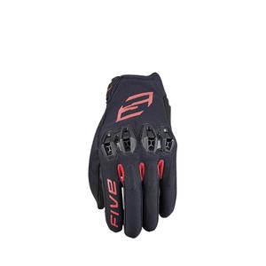 Motocikla cimdi FIVE Tricks melni un sarkani