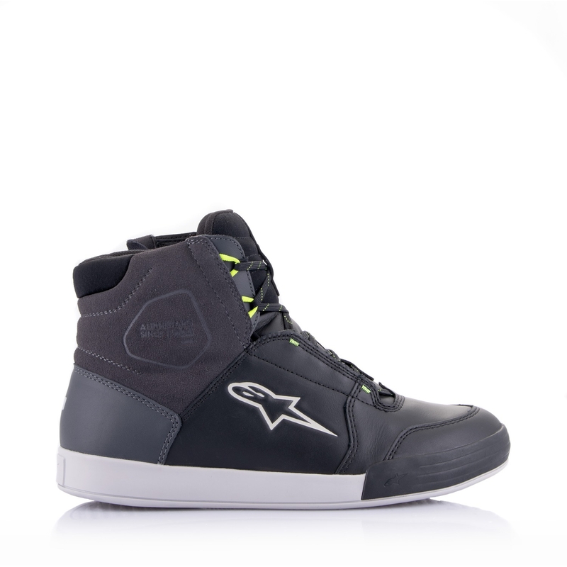 Alpinestars Chrome Drystar Black-Grey-Fluo Yellow motociklu zābaki