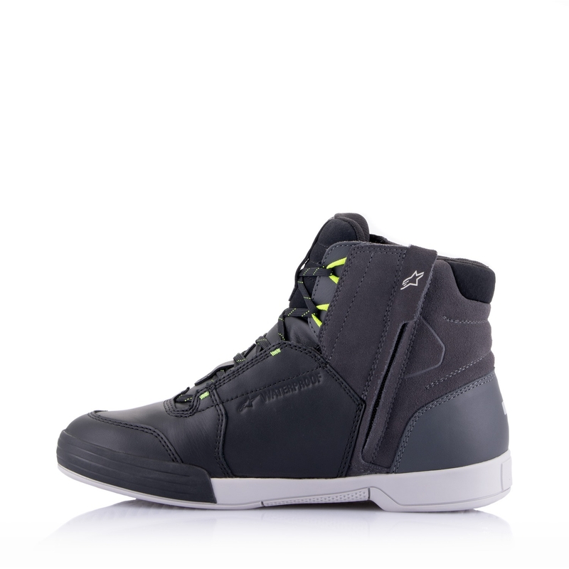 Alpinestars Chrome Drystar Black-Grey-Fluo Yellow motociklu zābaki