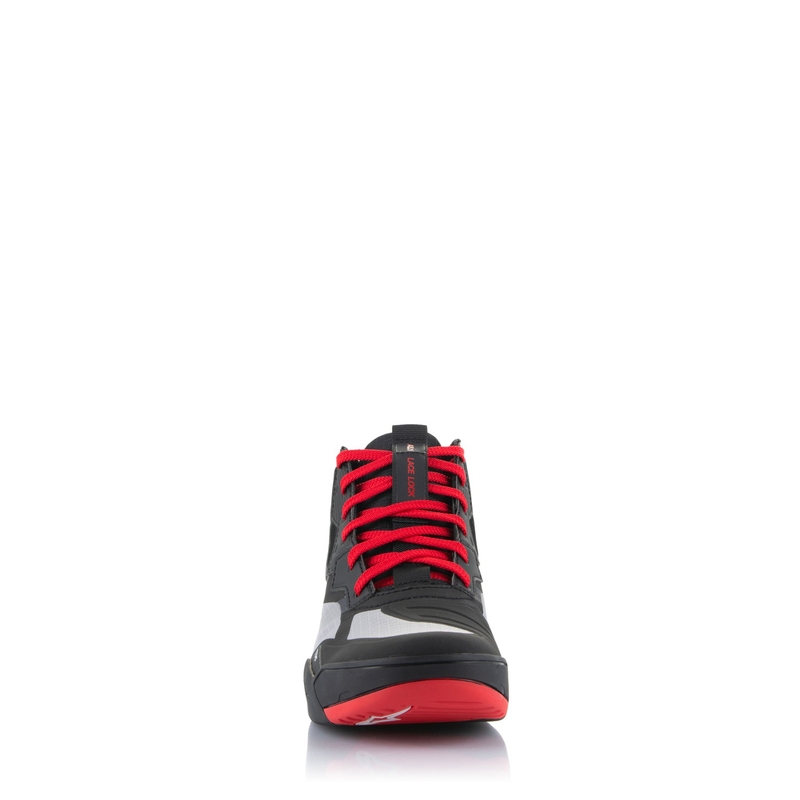Alpinestars Speedflight melni-sarkani-balti motocikla zābaki