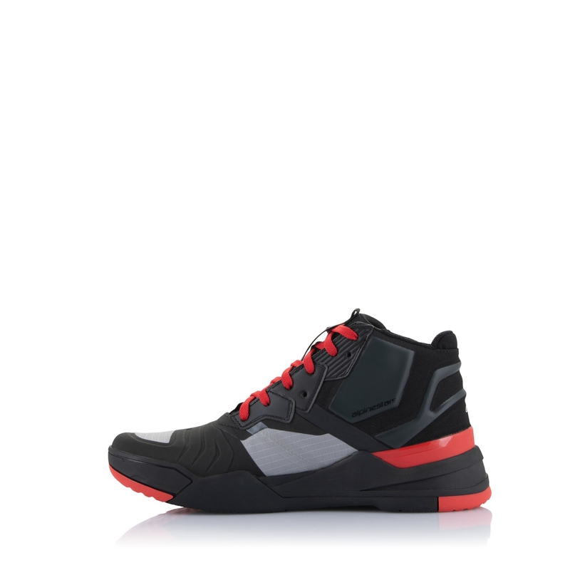 Alpinestars Speedflight melni-sarkani-balti motocikla zābaki
