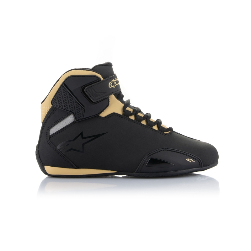Alpinestars Stella Sector Black-Champagne Sieviešu motociklu zābaki