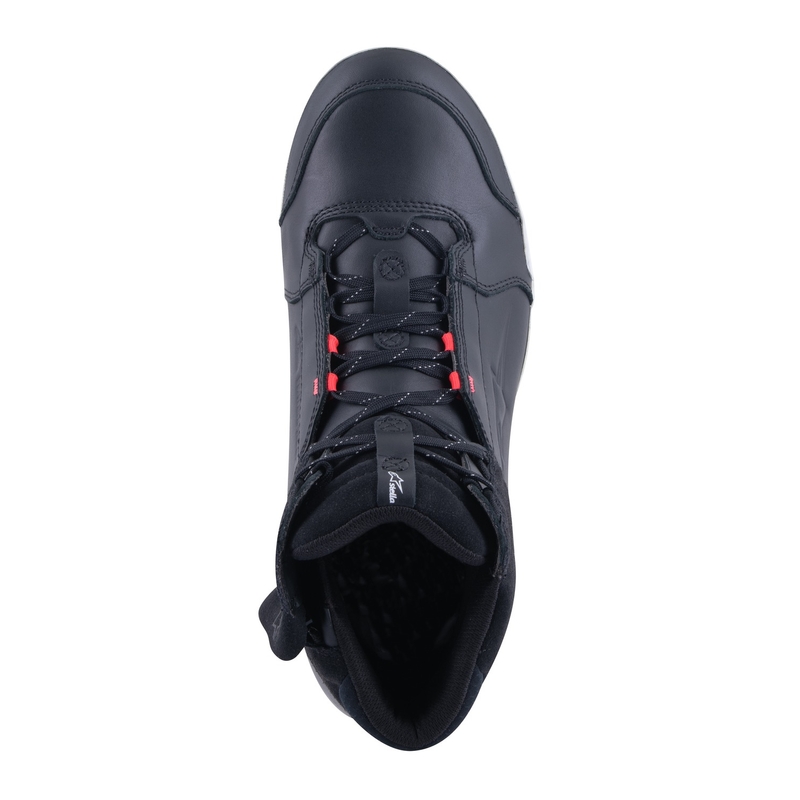 Alpinestars Sieviešu Stella Chrome Drystar melni, balti un rozā motociklu zābaki sievietēm