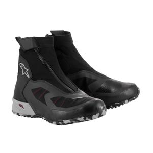 Alpinestars CR-8 Gore-Tex Black-Grey-Red Motociklu zābaki