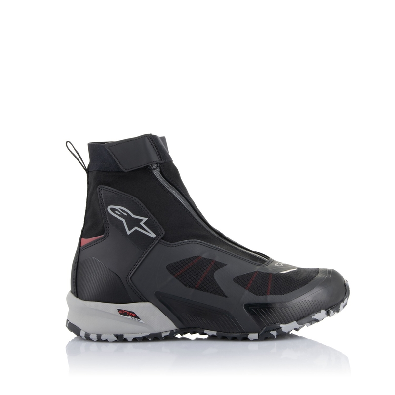 Alpinestars CR-8 Gore-Tex Black-Grey-Red Motociklu zābaki