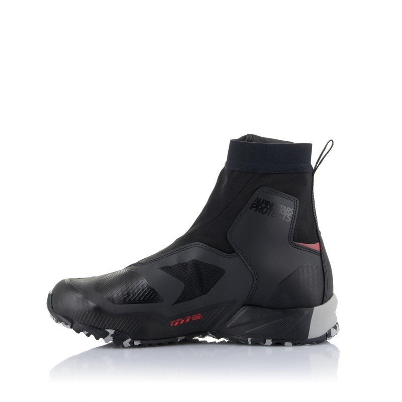Alpinestars CR-8 Gore-Tex Black-Grey-Red Motociklu zābaki