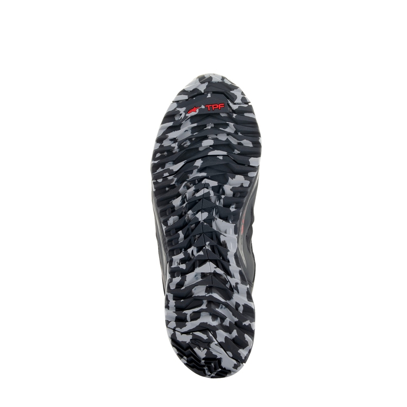 Alpinestars CR-8 Gore-Tex Black-Grey-Red Motociklu zābaki