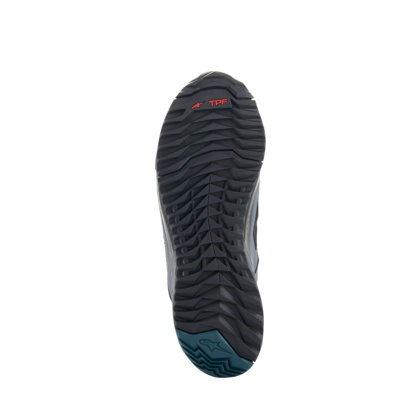 Alpinestars CR-8 Gore-Tex Black-Grey-Blue Motocikla zābaki