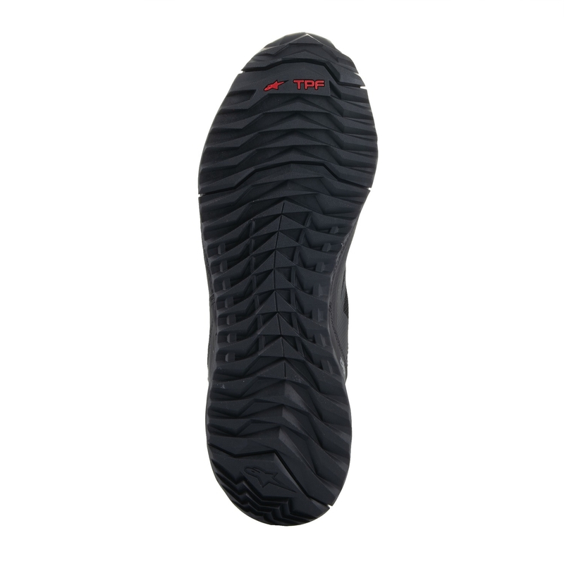 Alpinestars CR-1 melni un tumši pelēki motocikla zābaki