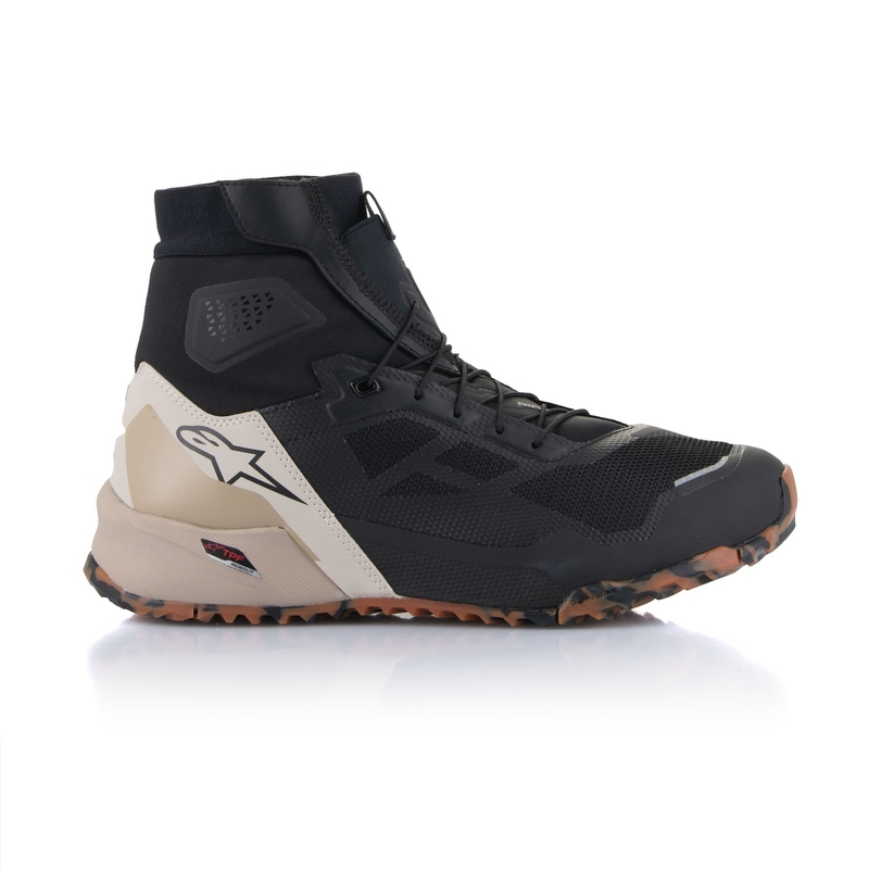 Alpinestars CR-1 melni un gaiši brūni motocikla zābaki