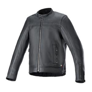 Alpinestars Dyno Black ādas motocikla jaka