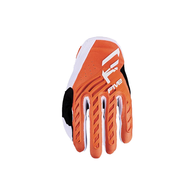 Bērnu motokrosa cimdi FIVE MFX3 EVO oranžs un balts