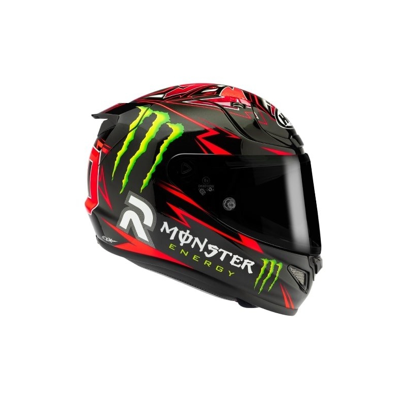 Integrālā ķivere HJC RPHA 12 Quartararo Replica MC1 melna izpārdošana