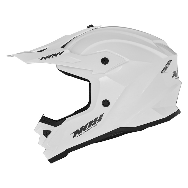 Bērnu motokrosa ķivere NOX N761 MX balta